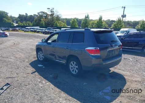 2012 Toyota Highlander Se V6 z USA, uszkodzony, nr VIN 5TDZK3EH4CS086979